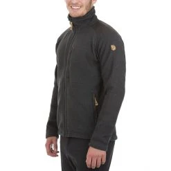 Fjällräven Buck Fleece Jacket Men graphite/dark grey -Outfit Gear Store fjaellraeven buck fleece mens graphite dark grey 4