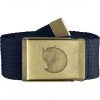 Fjällräven Canvas Brass Belt 4cm dark navy