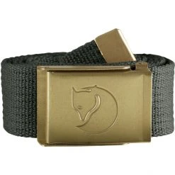 Fjällräven Canvas Brass Belt 4cm mountain grey