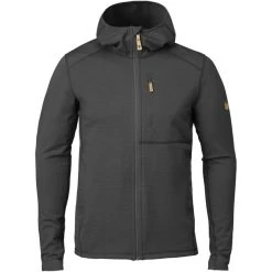 Fjällräven Keb Fleece Hoodie Men dark grey-black