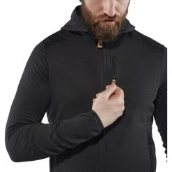 Fjällräven Keb Fleece Hoodie Men dark grey-black -Outfit Gear Store fjaellraeven keb fleece hoodie herren dark grey black 6