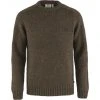 Fjällräven Lada Round Neck Sweater Men bogwood brown