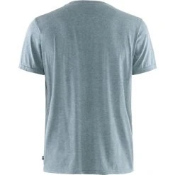 Fjällräven Logo T-Shirt Men uncle blue/melange 3 Fjällräven Logo T-Shirt Men uncle blue/melange -Outfit Gear Store fjaellraeven logo t shirt men uncle blue melange 2