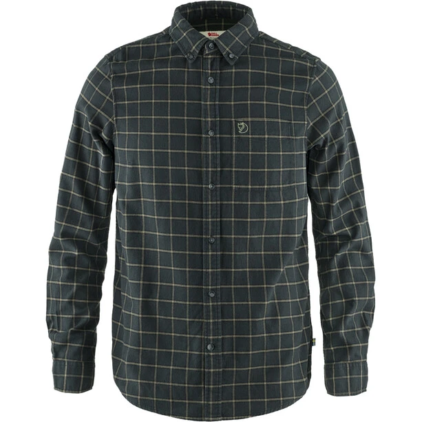Fjällräven Övik Flannel Shirt Men dark grey 1 Fjällräven Övik Flannel Shirt Men dark grey