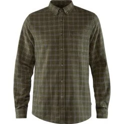 Fjällräven Övik Flannel Shirt Men deep forest