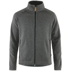 Fjällräven Övik Fleece Zip Sweater Men dark grey