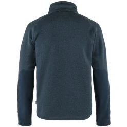 Fjällräven Övik Fleece Zip Sweater Men navy -Outfit Gear Store fjaellraeven oevik fleece zip sweter men navy 2