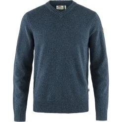 Fjällräven Övik V-neck Sweater Men navy