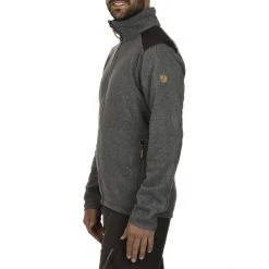 Fjällräven Sten Fleece Jacket Men dark grey 9 Fjällräven Sten Fleece Jacket Men dark grey -Outfit Gear Store fjaellraeven sten fleece jacket men dark grey 4