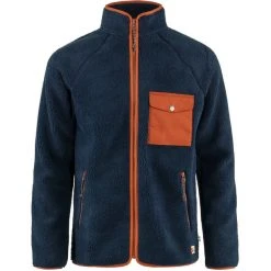 Fjällräven Vardag Pile Fleece Jacket Men navy/autumn leaf